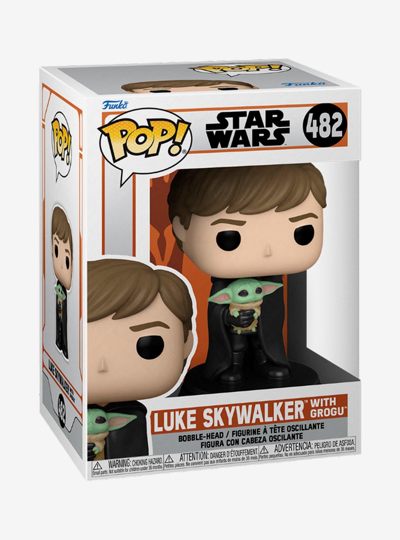 Funko Star Wars Pop! Luke Skywalker With Grogu Bobble-Head, , alternate