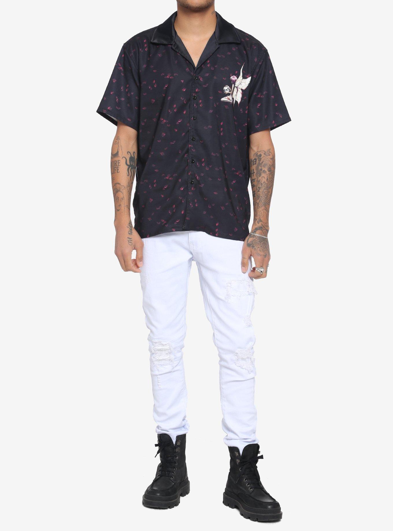 Fairies By Trick Petals Woven Button-Up, MULTI, alternate