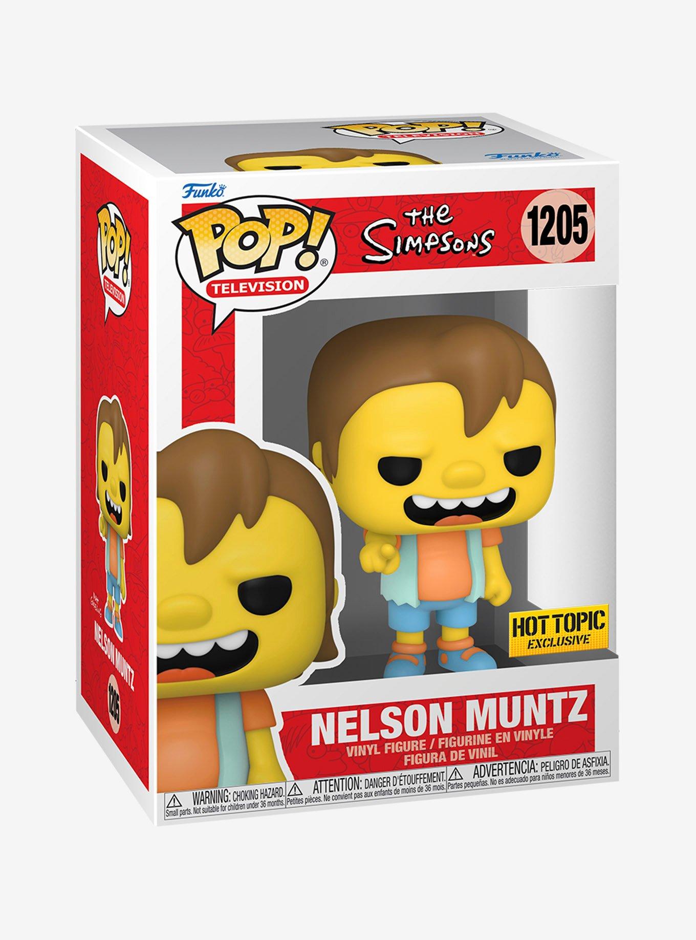 Funko The Simpsons Pop! Television Nelson Muntz Vinyl Figure Hot Topic Exclusive, , alternate