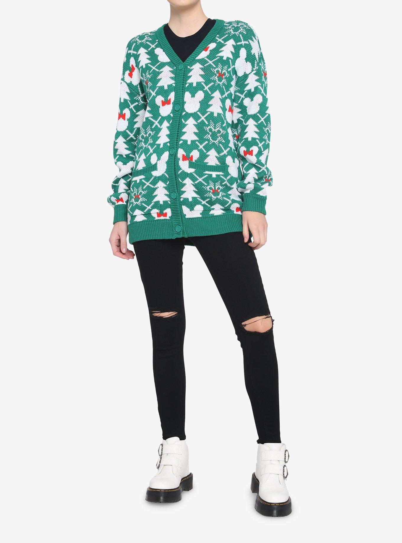 Her Universe Disney Holiday Fair Isle Oversized Cardigan, MULTI, alternate
