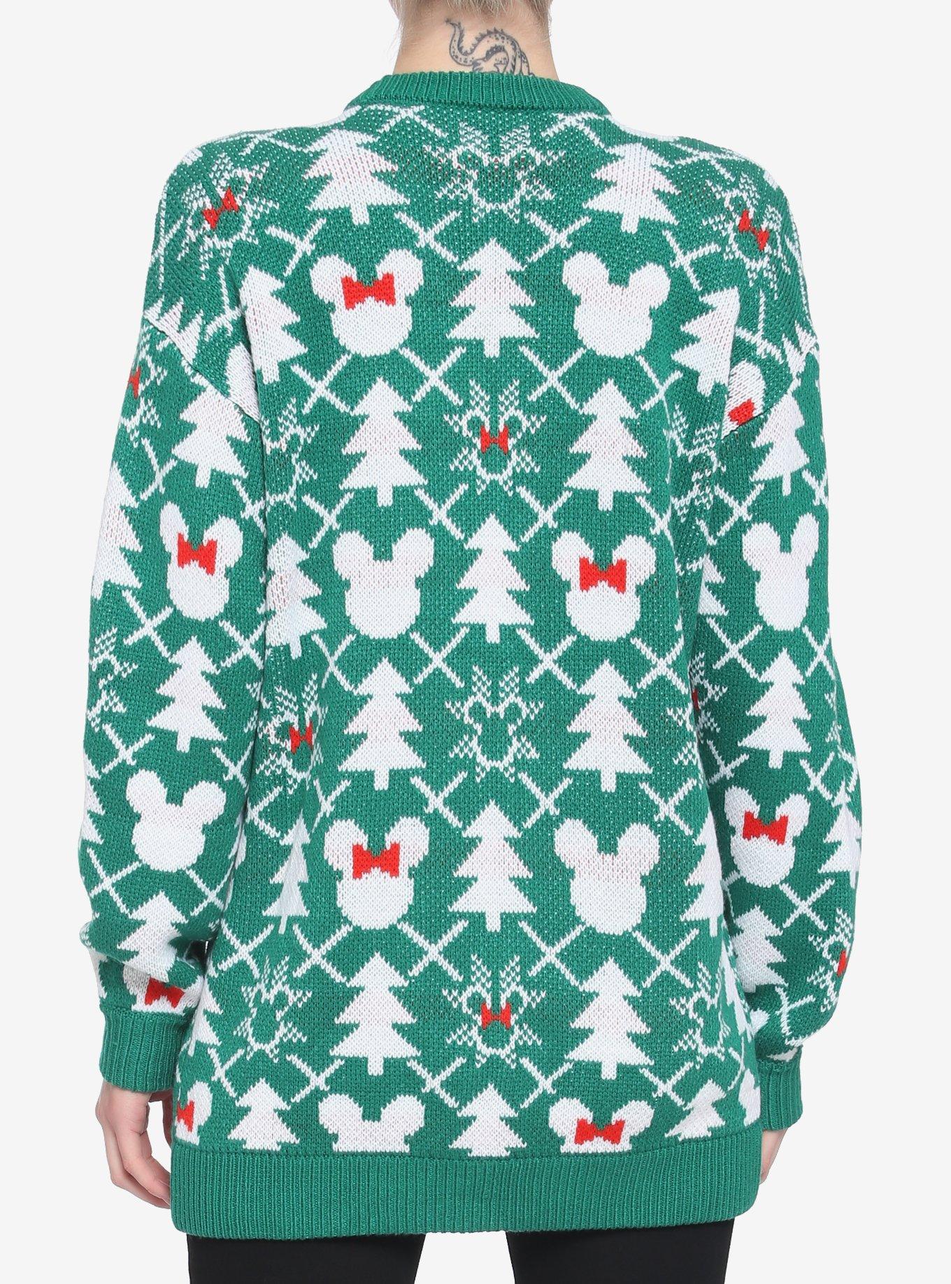 Her Universe Disney Holiday Fair Isle Oversized Cardigan, MULTI, alternate