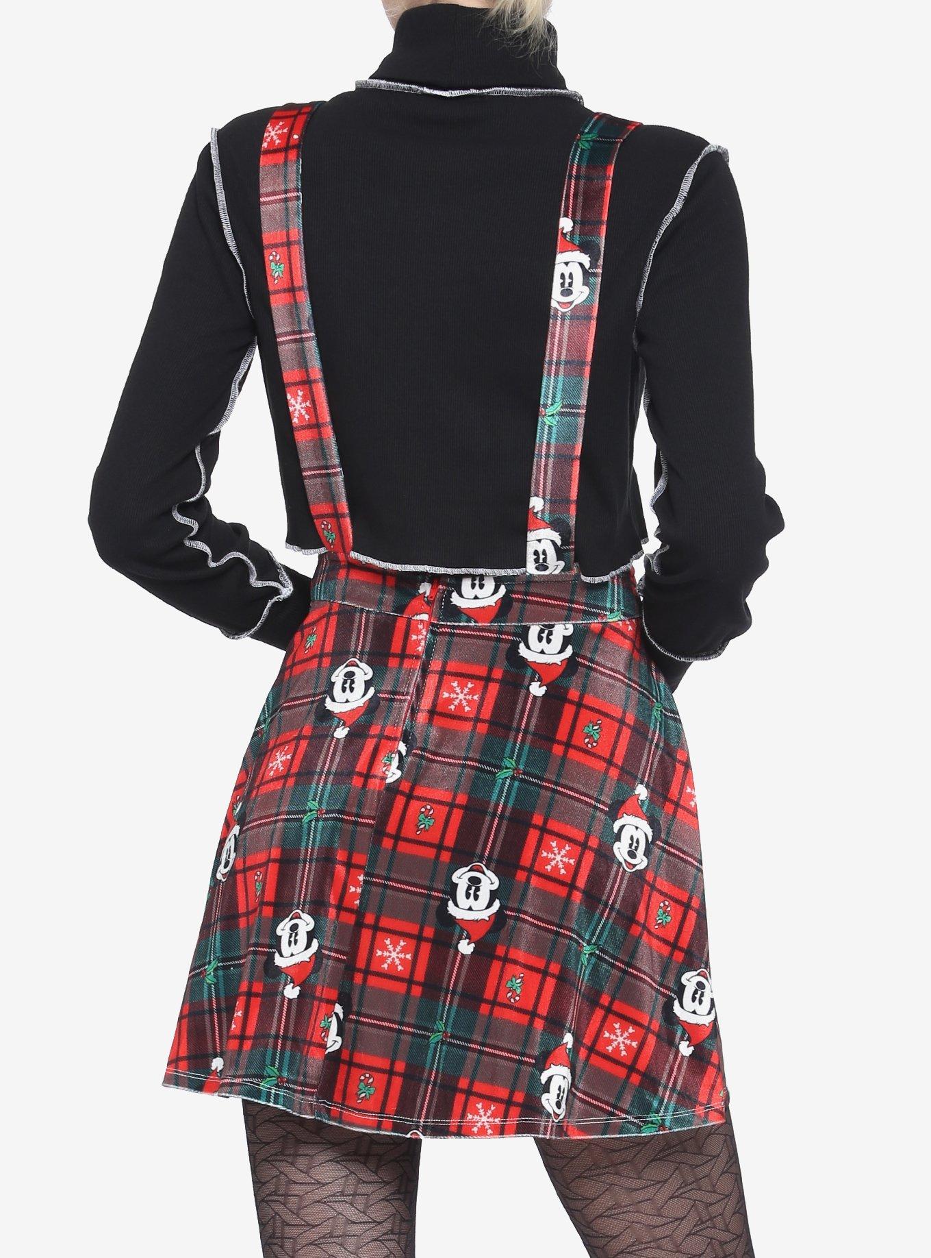 Her Universe Disney Holiday Plaid Skirtall, MULTI, alternate