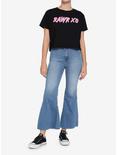 Rawr XD Girls Crop T-Shirt, PINK, alternate