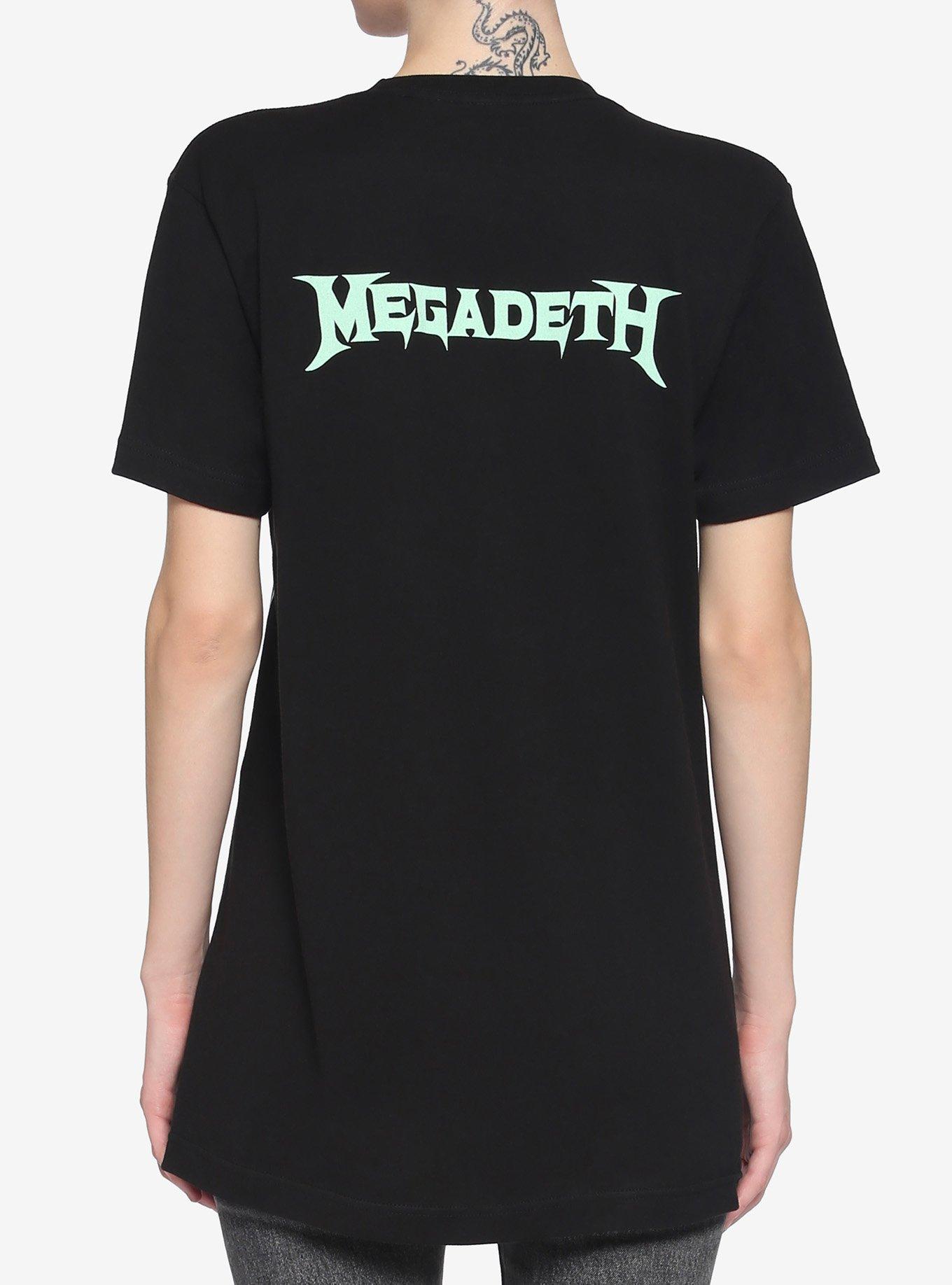 Megadeth Vic Rattlehead Girls T-Shirt, BLACK, alternate