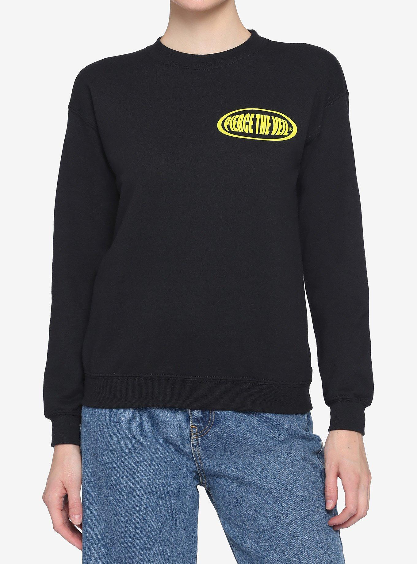 Pierce The Veil Logo Girls Sweatshirt, BLACK, alternate