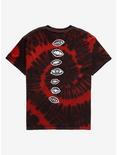 Zombie Makeout Club Witch Eyes Red & Black Wash T-Shirt, MULTI, alternate