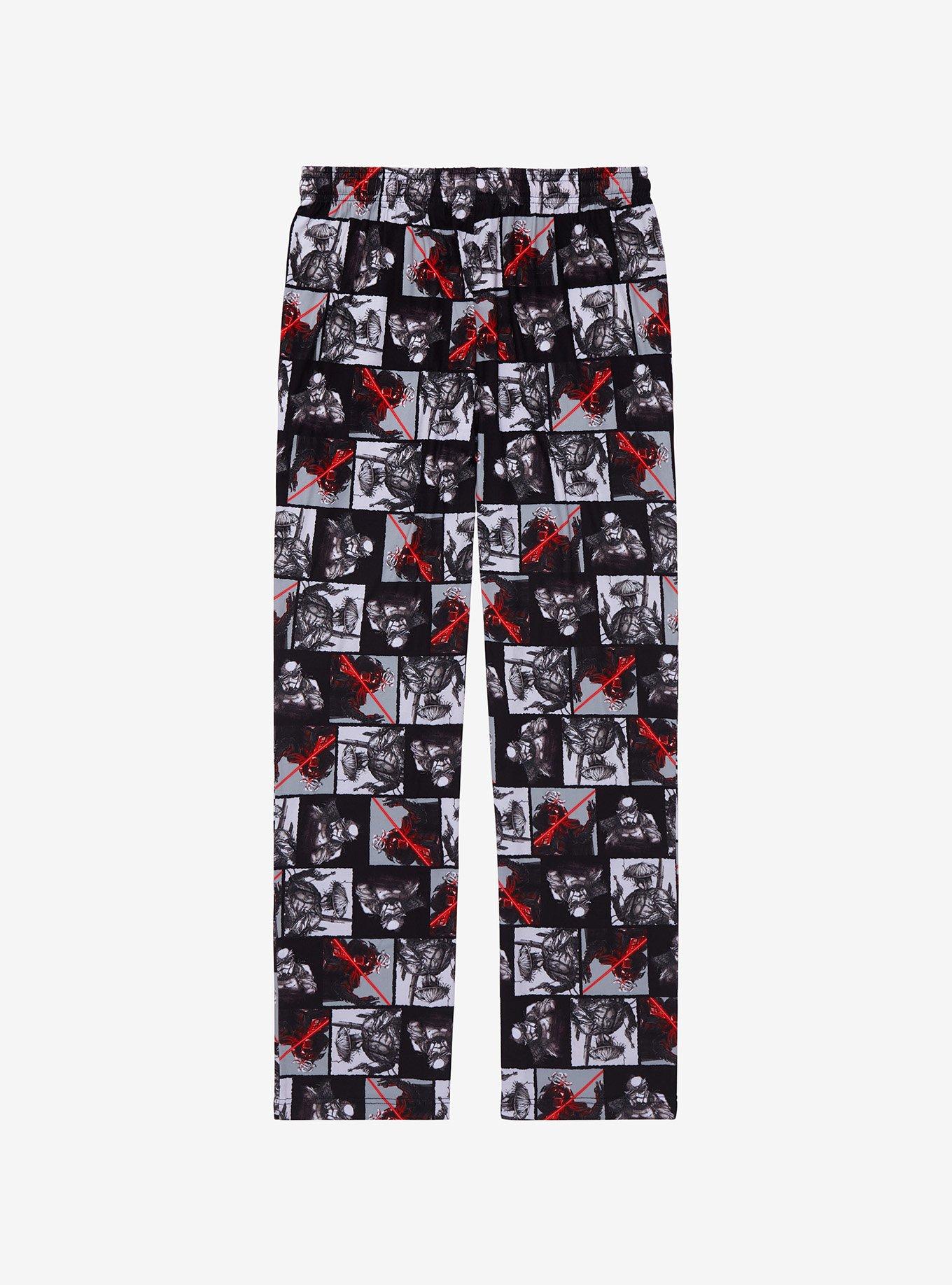 Star Wars Character Grid Allover Print Sleep Pants - BoxLunch Exclusive, MULTI, alternate