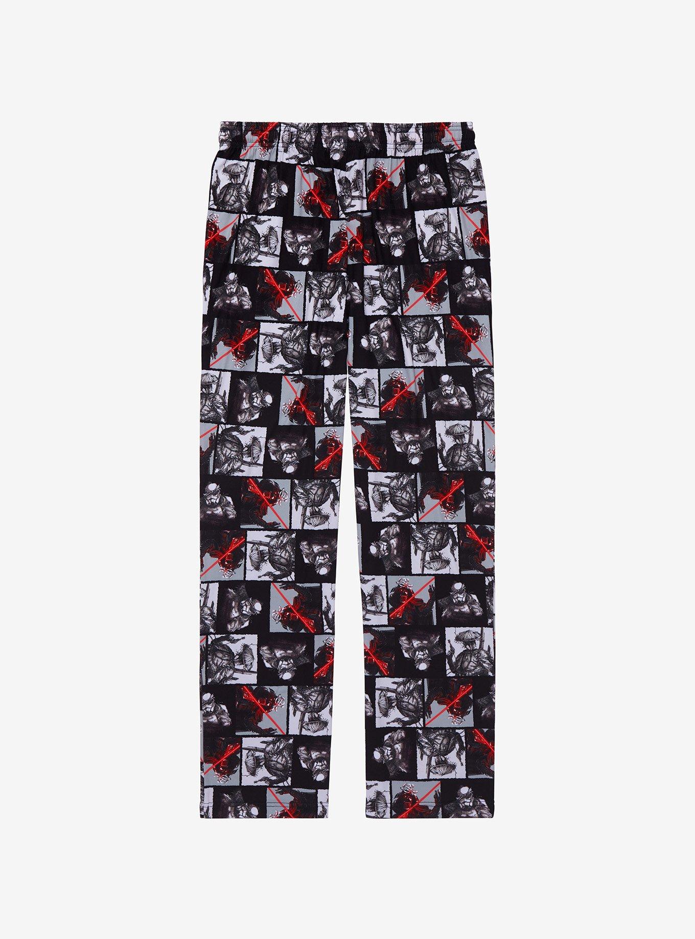 Star Wars Character Grid Allover Print Sleep Pants - BoxLunch Exclusive, MULTI, alternate