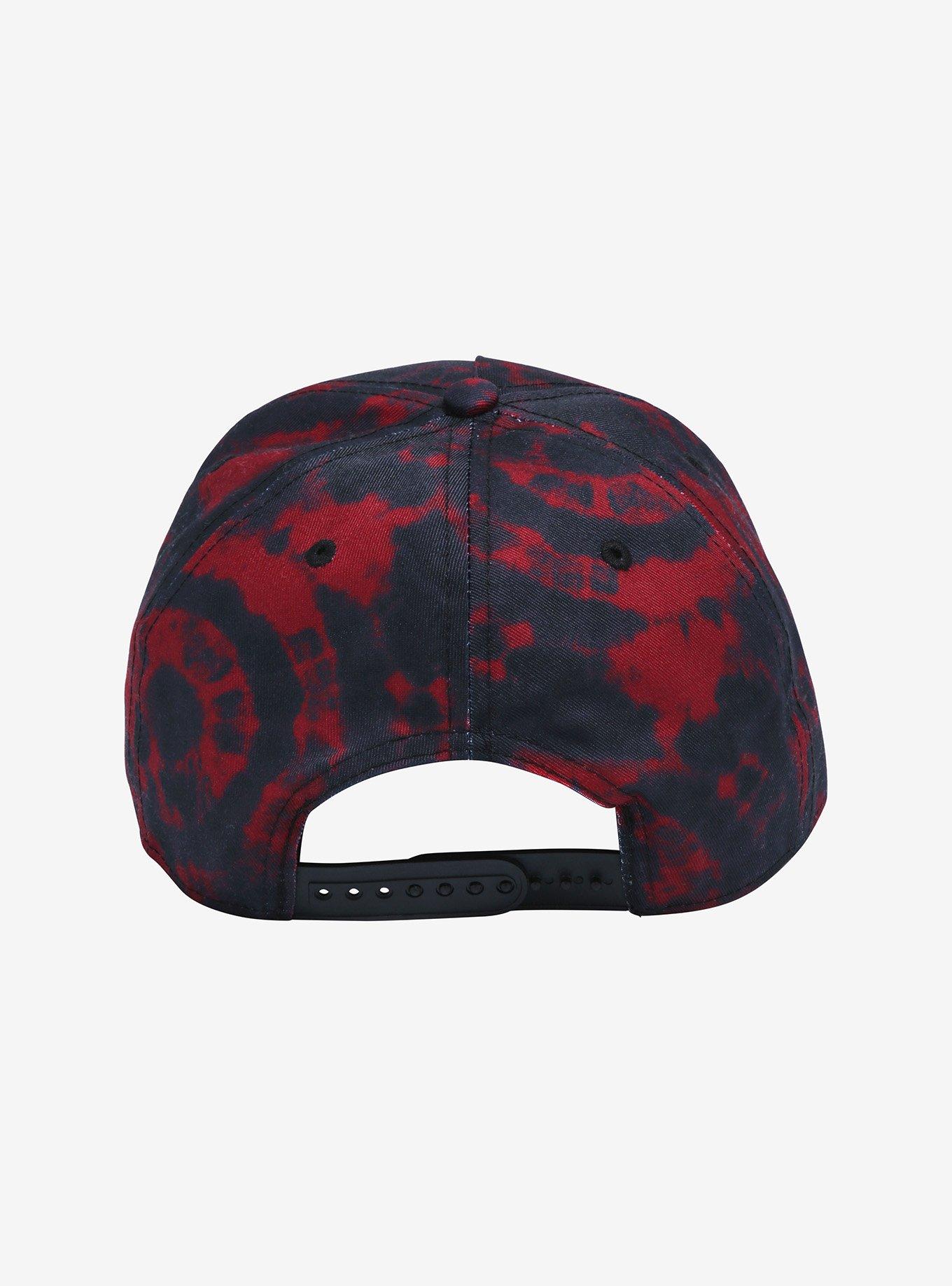 Jujutsu Kaisen Logo Tie-Dye Snapback Hat, , alternate