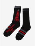 Jujutsu Kaisen Sukuna Finger Crew Socks, , alternate