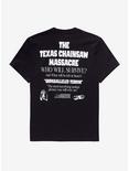 Texas Chainsaw Massacre Leatherface 2-Sided T-Shirt, BLACK, alternate