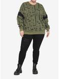 Her Universe Star Wars Boba Fett Logos Sweatshirt Plus Size, MULTI, alternate