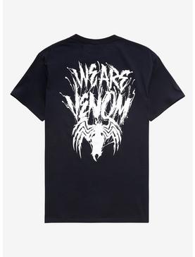 Venom Black & White We Are Venom Face T-Shirt, , hi-res