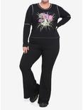 Fairies By Trick Lace-Up Girls Long-Sleeve T-Shirt Plus Size, MULTI, alternate