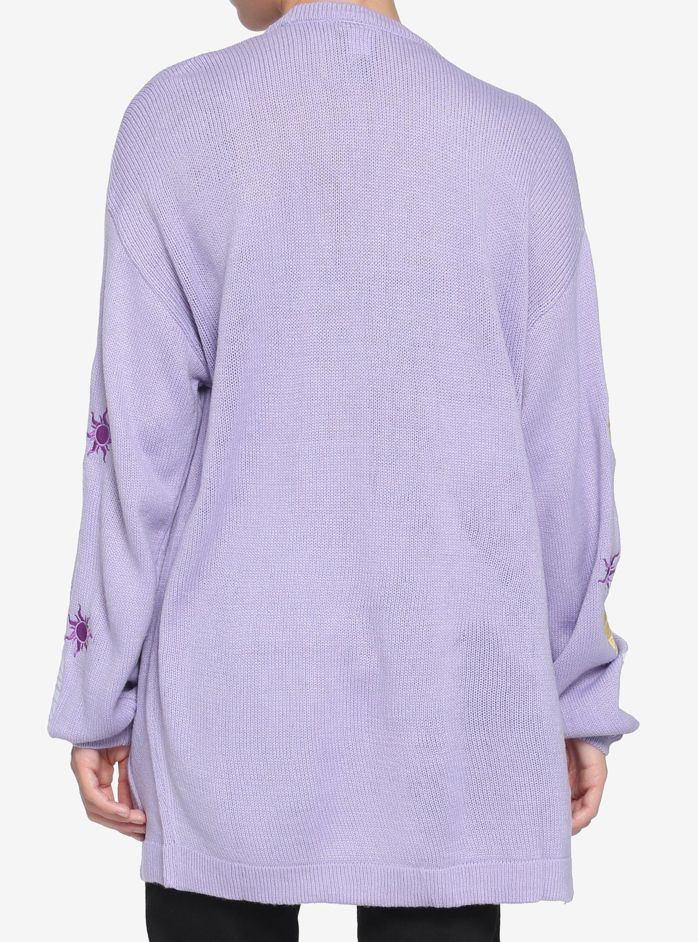 Disney Tangled Pascal & Lanterns Girls Open Cardigan, MULTI, alternate