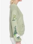 Disney The Princess And The Frog Chunky Knit Skimmer Girls Cardigan, MULTI, alternate