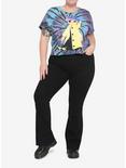 Coraline Doll Tie-Dye Girls Crop T-Shirt Plus Size, MULTI, alternate