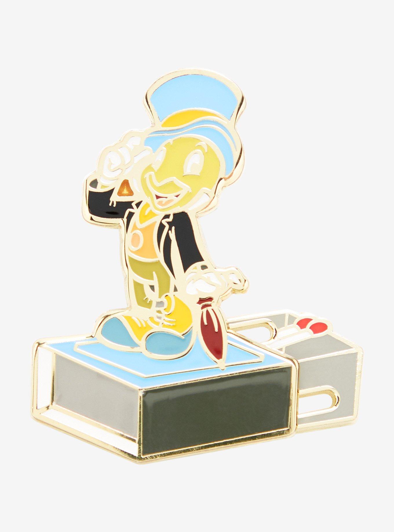 Disney Pinocchio Jiminy Cricket Matchbox Enamel Pin - BoxLunch Exclusive, , alternate
