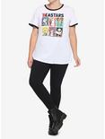 Beastars Chibi Girls Ringer T-Shirt Plus Size, MULTI, alternate