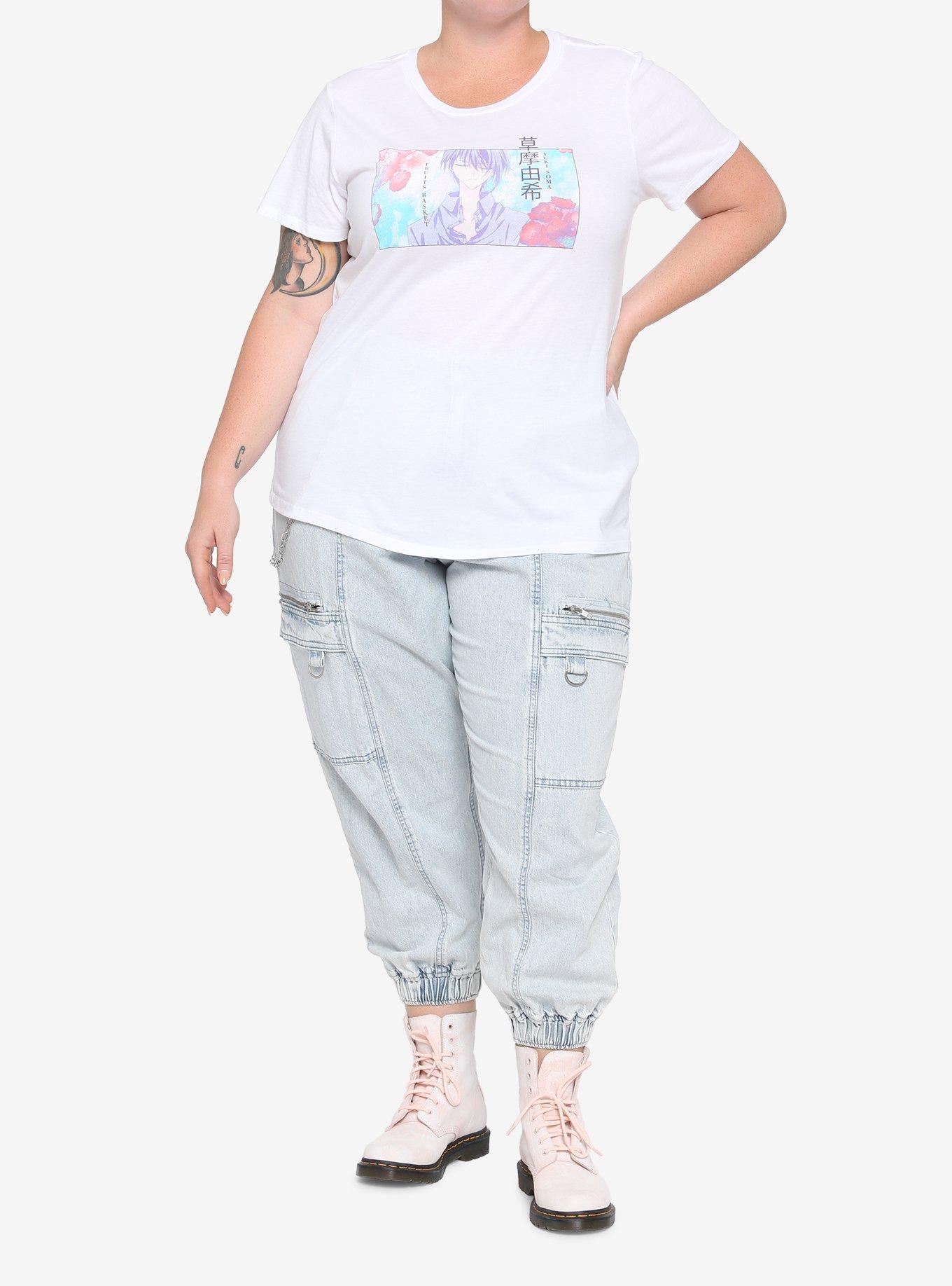 Fruits Basket Yuki Sohma Pastel Girls T-Shirt Plus Size, MULTI, alternate