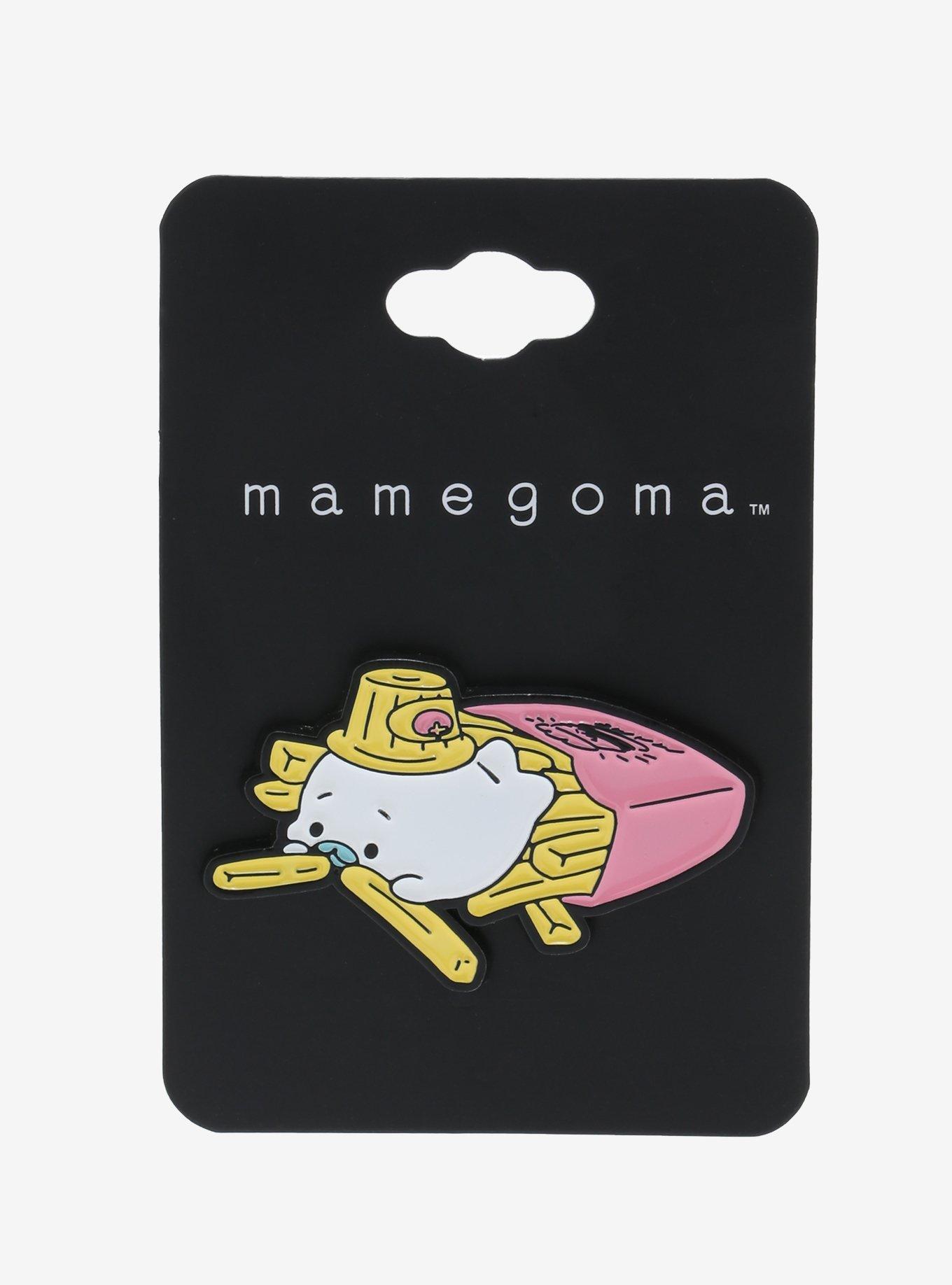 Mamegoma Fries Enamel Pin, , alternate