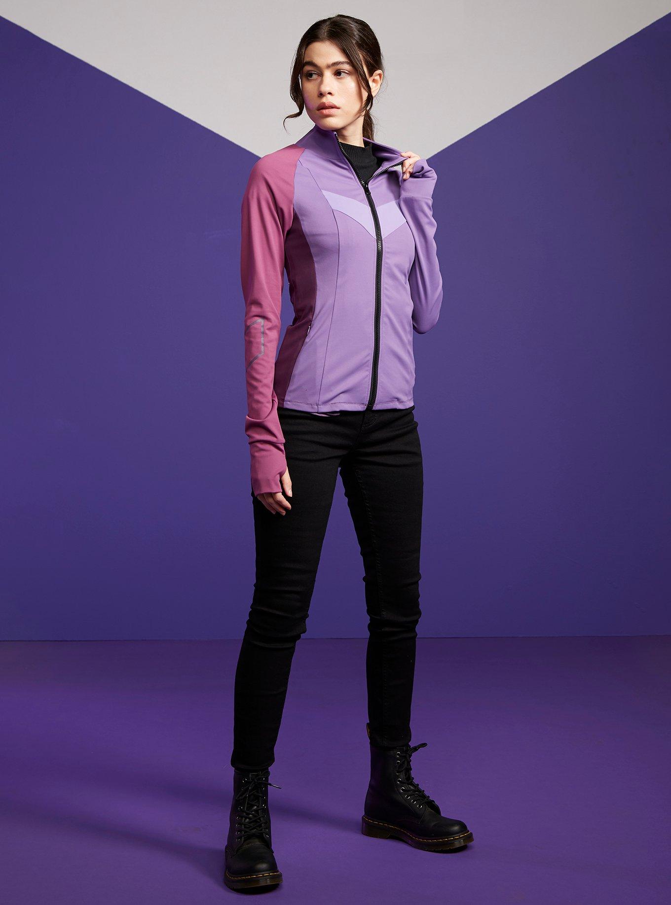 Her Universe Marvel Hawkeye Kate Bishop Track Jacket, MULTI, alternate