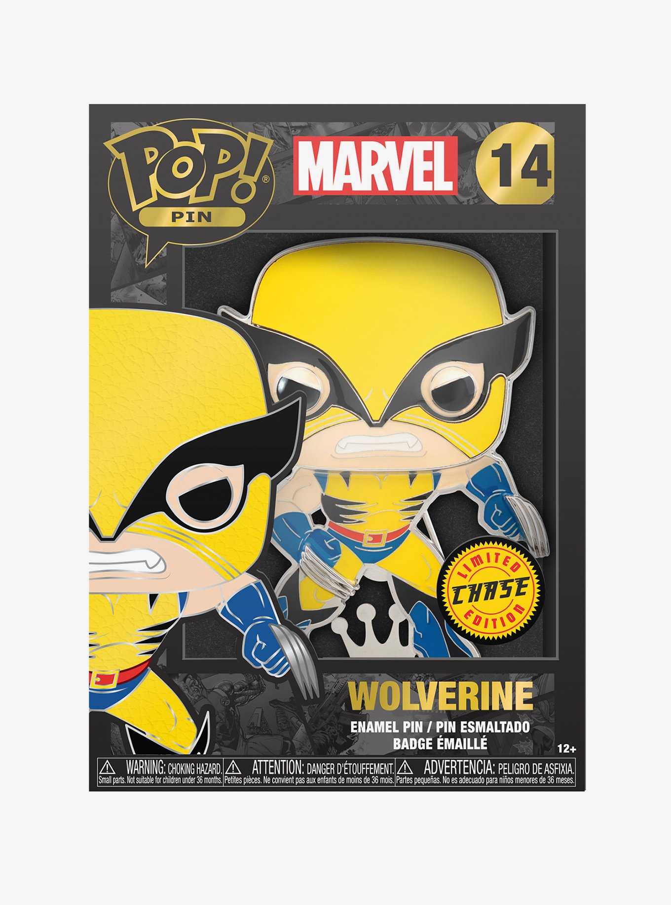 Funko Marvel X-Men Pop! Wolverine Enamel Pin, , hi-res