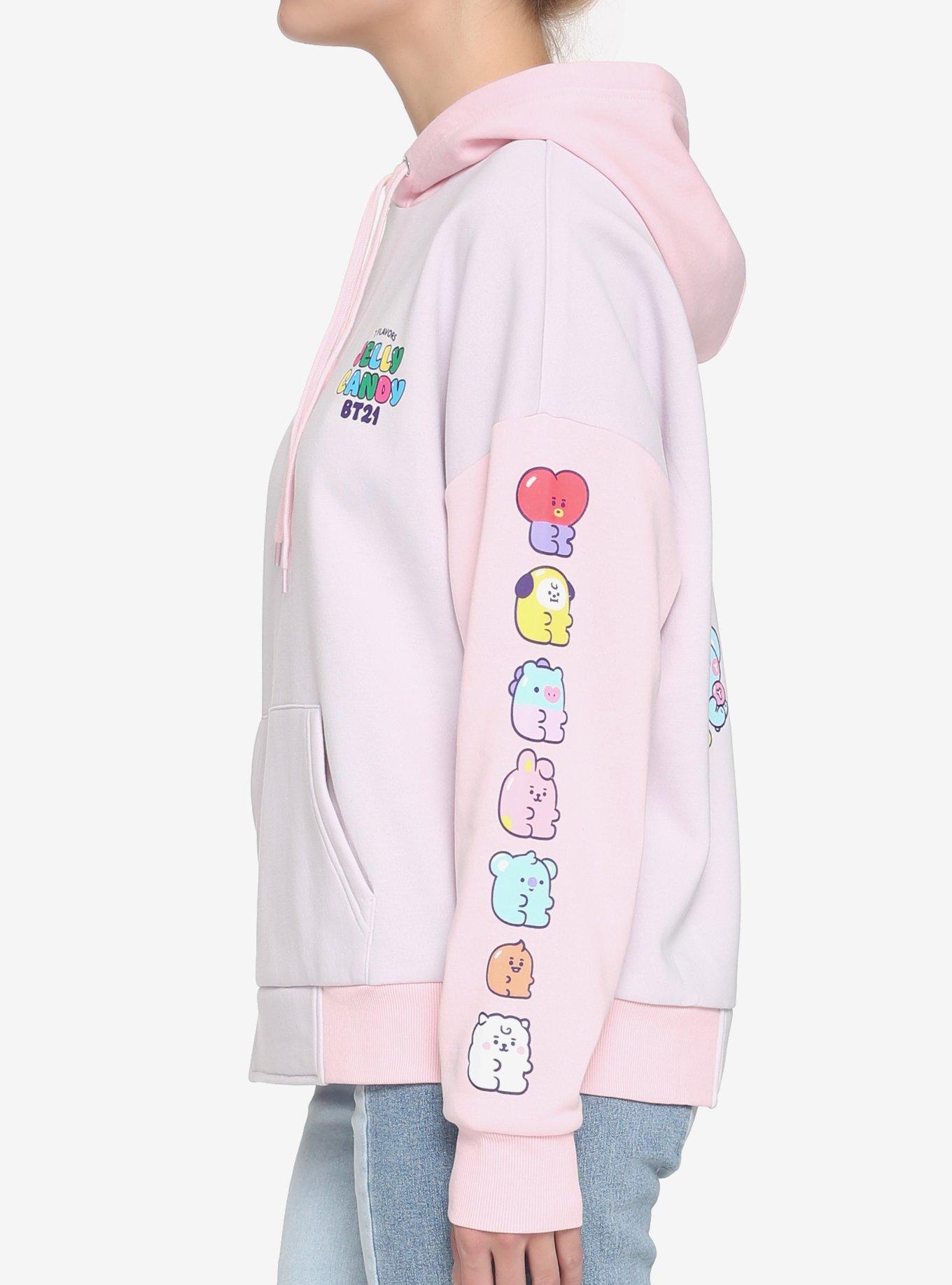 BT21 Jelly Candy Girls Hoodie, MULTI, alternate