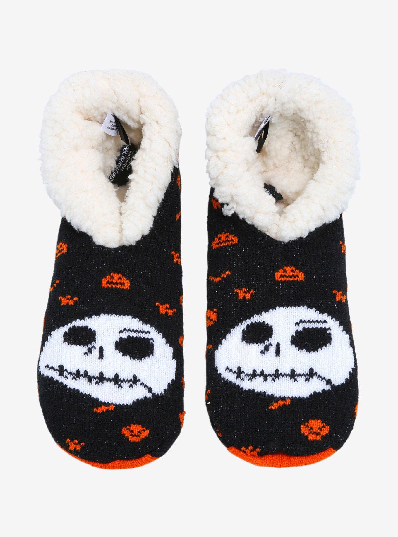 Disney The Nightmare Before Christmas Jack Skellington Youth Character Slipper Socks, , alternate