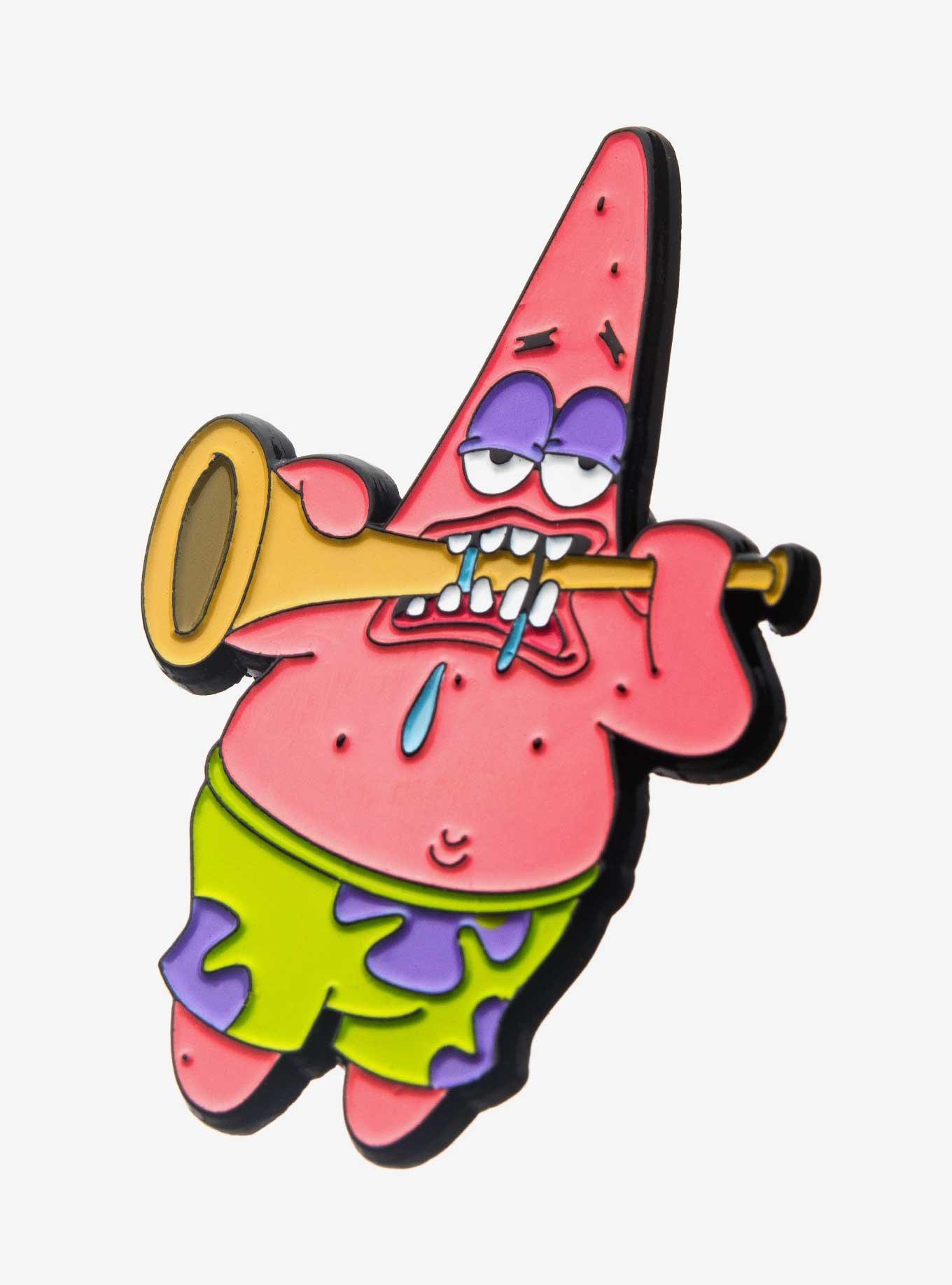 Hot Topic Spongebob Squarepants Patrick Trombone Pin | Hamilton Place