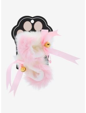 Pink & White Cat Ear Hair Clip Set, , hi-res