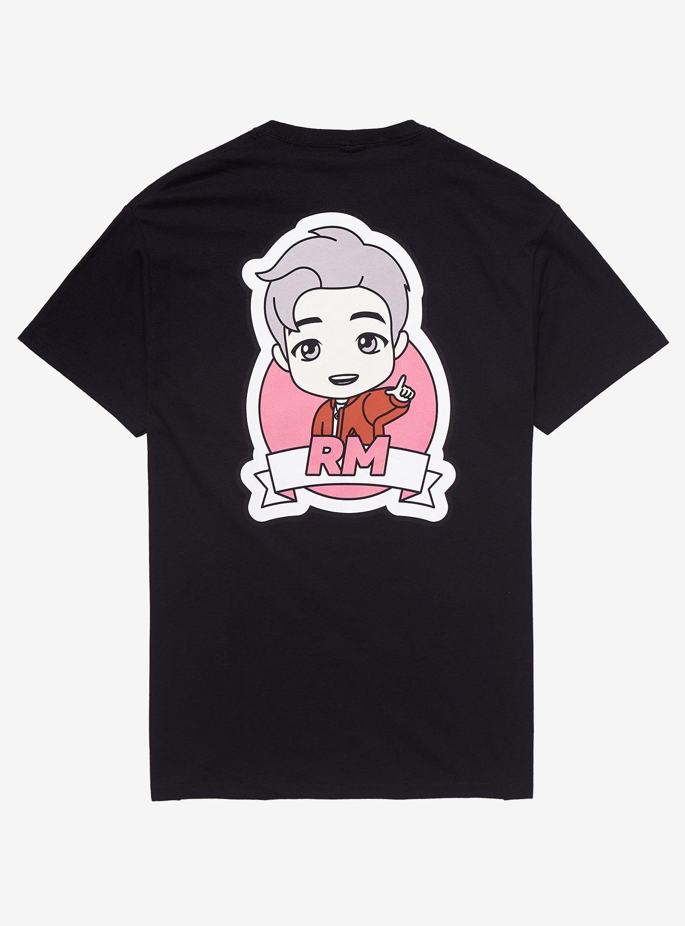 TinyTAN RM Athletic T-Shirt Inspired By BTS Hot Topic Exclusive, BLACK, alternate