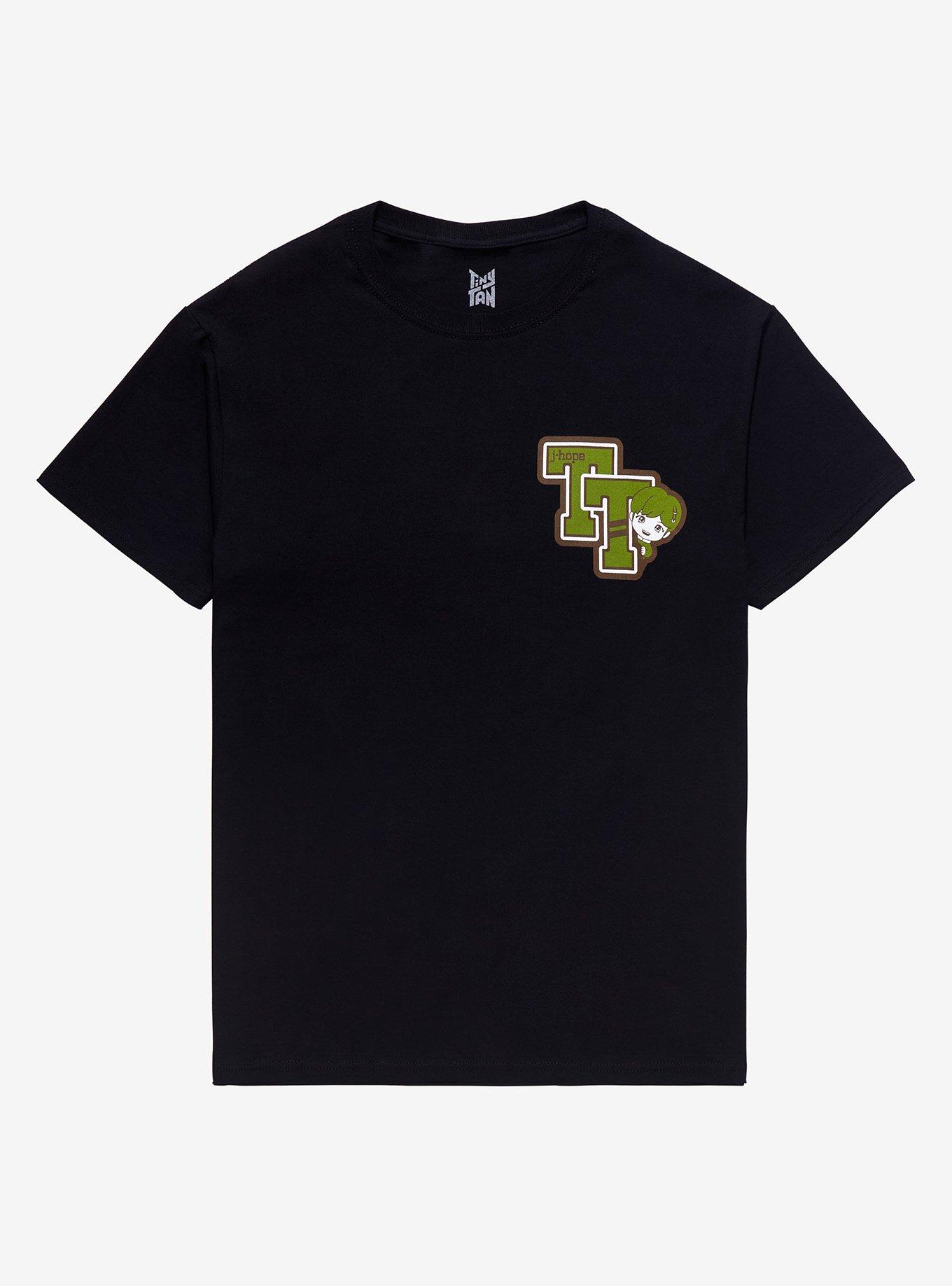 TinyTAN J-Hope Athletic T-Shirt Inspired By BTS Hot Topic Exclusive, BLACK, alternate
