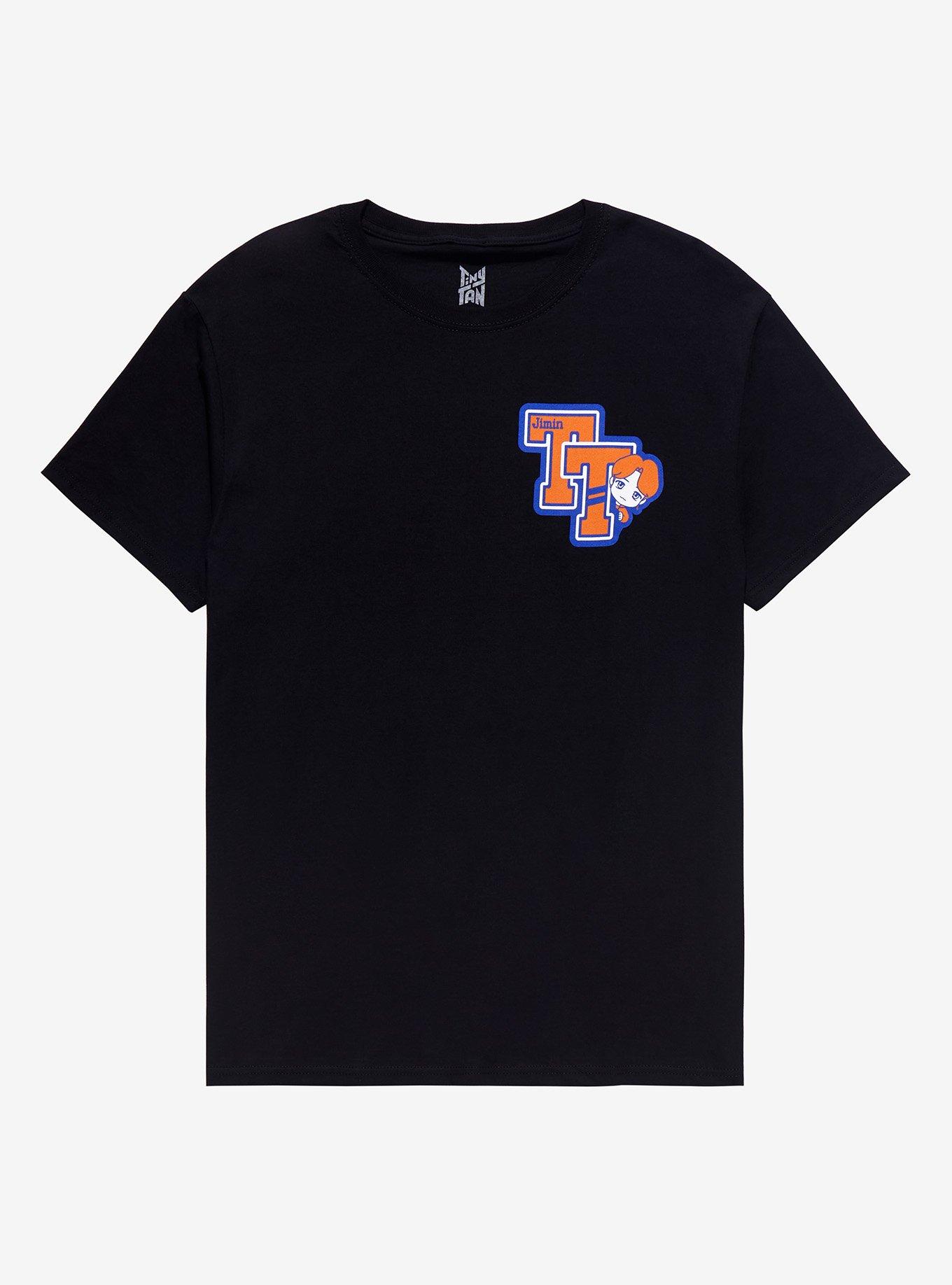 TinyTAN Jimin Athletic T-Shirt Inspired By BTS Hot Topic Exclusive, BLACK, alternate