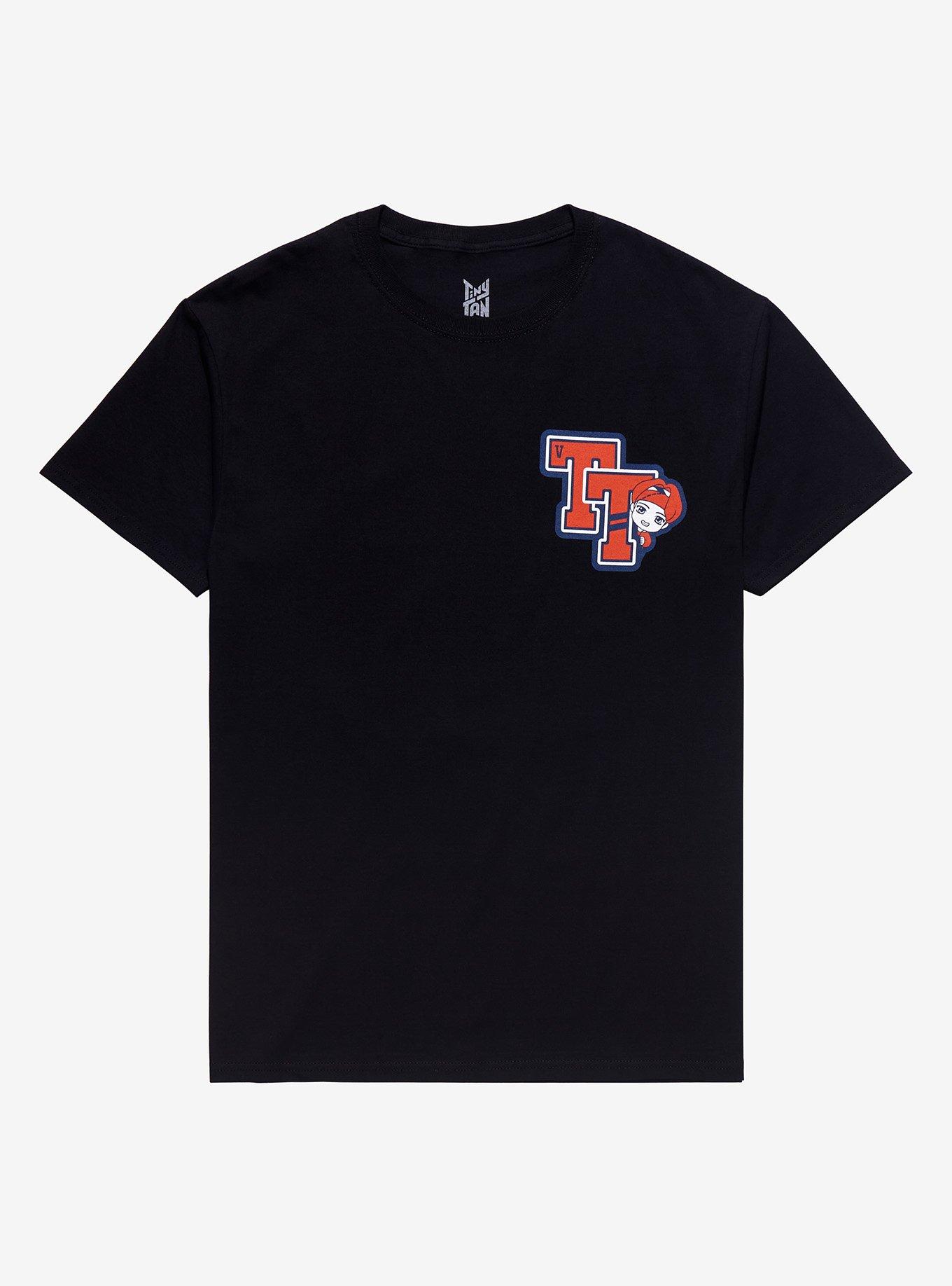 TinyTAN V Athletic T-Shirt Inspired By BTS Hot Topic Exclusive, BLACK, alternate