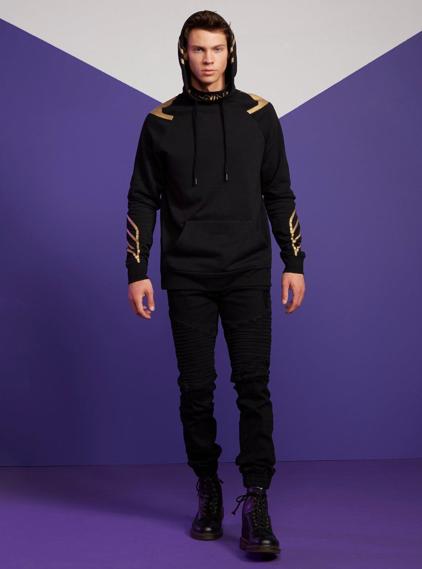 Our Universe Marvel Hawkeye Ronin Mask Hoodie, GOLD, alternate
