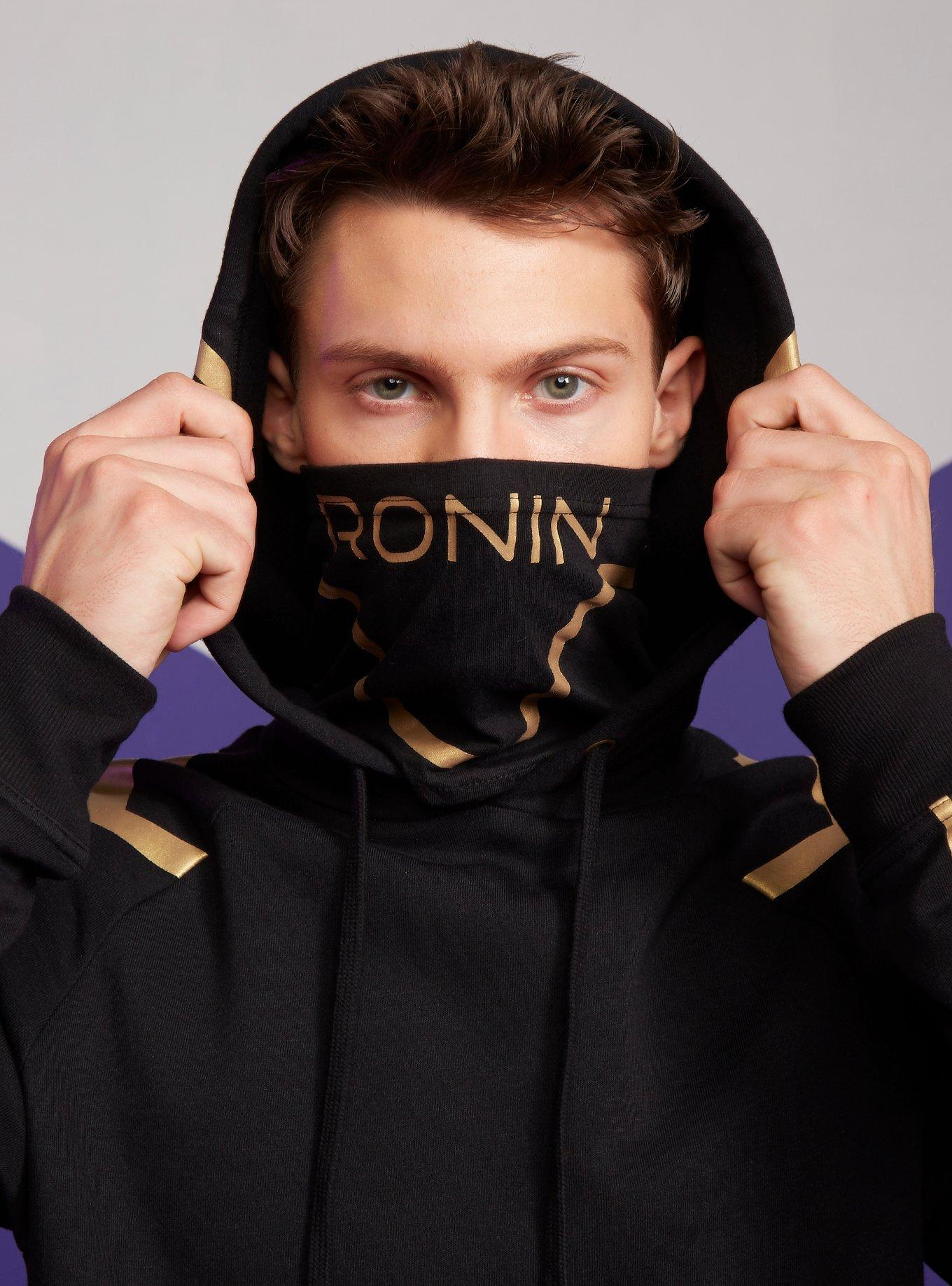 Our Universe Marvel Hawkeye Ronin Mask Hoodie, GOLD, alternate