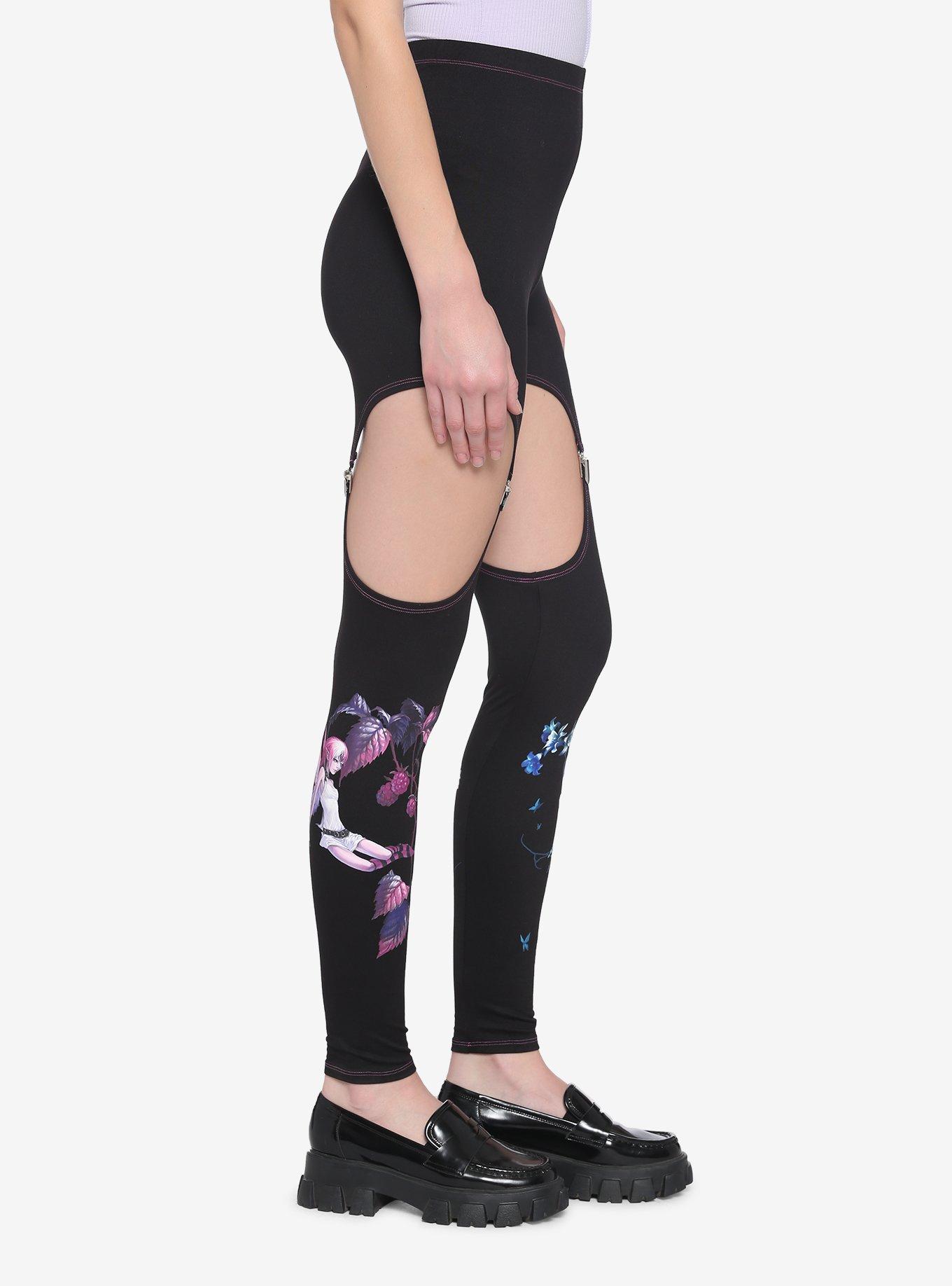 Fairies By Trick Garter Leggings, MULTI, alternate