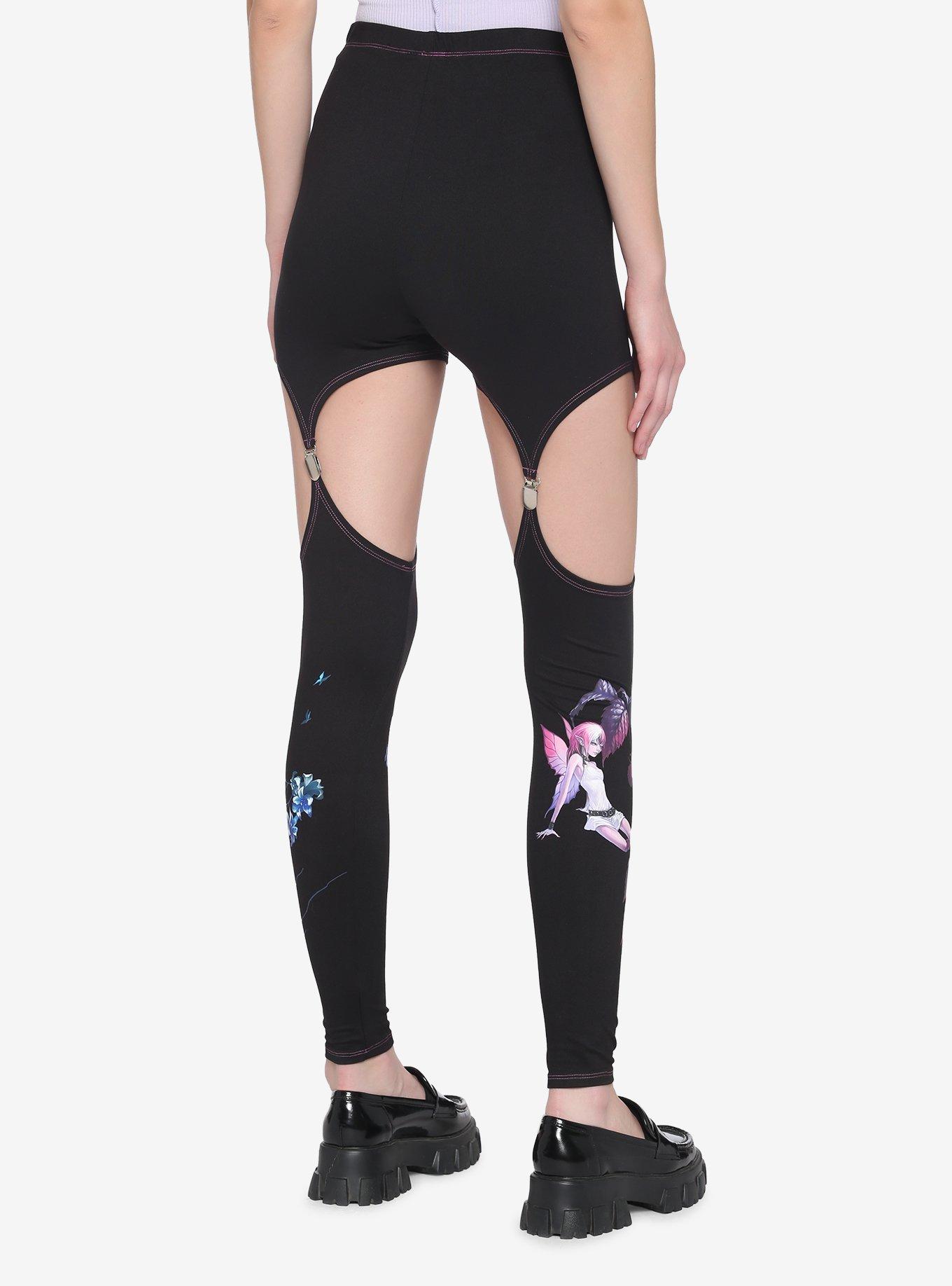 Fairies By Trick Garter Leggings, MULTI, alternate