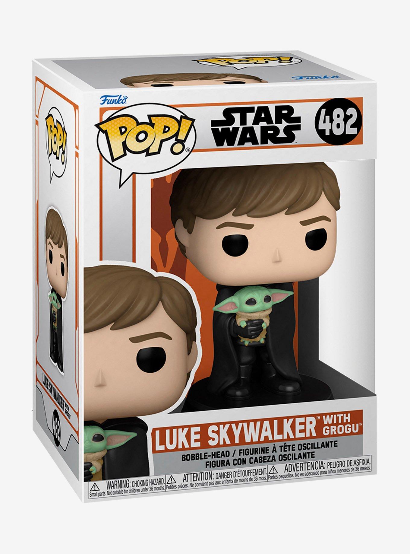 Funko Pop! Star Wars Luke Skywalker with Grogu Vinyl Bobble-Head, , alternate