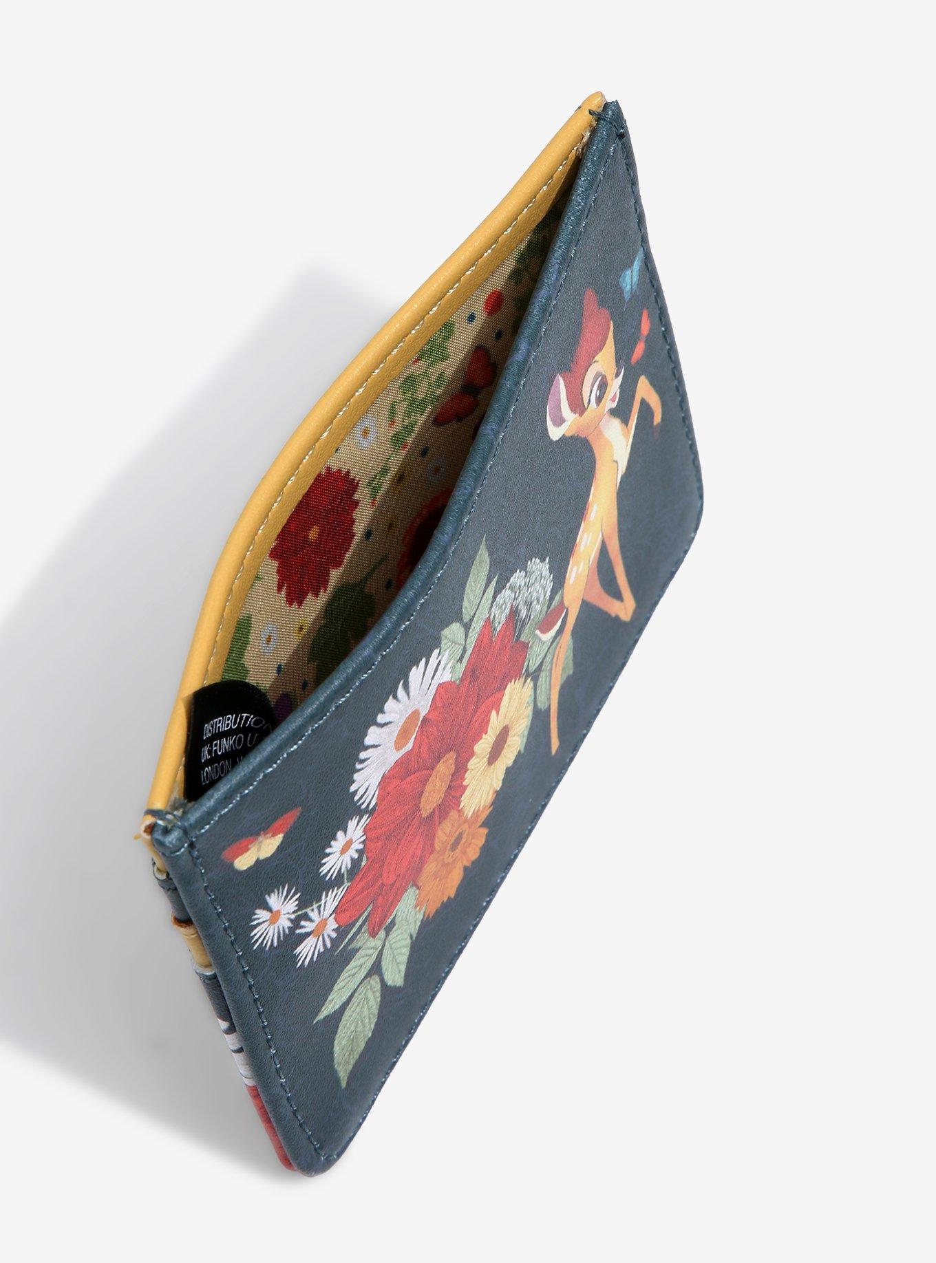 Loungefly Disney Bambi Pose Floral Cardholder - BoxLunch Exclusive, , alternate