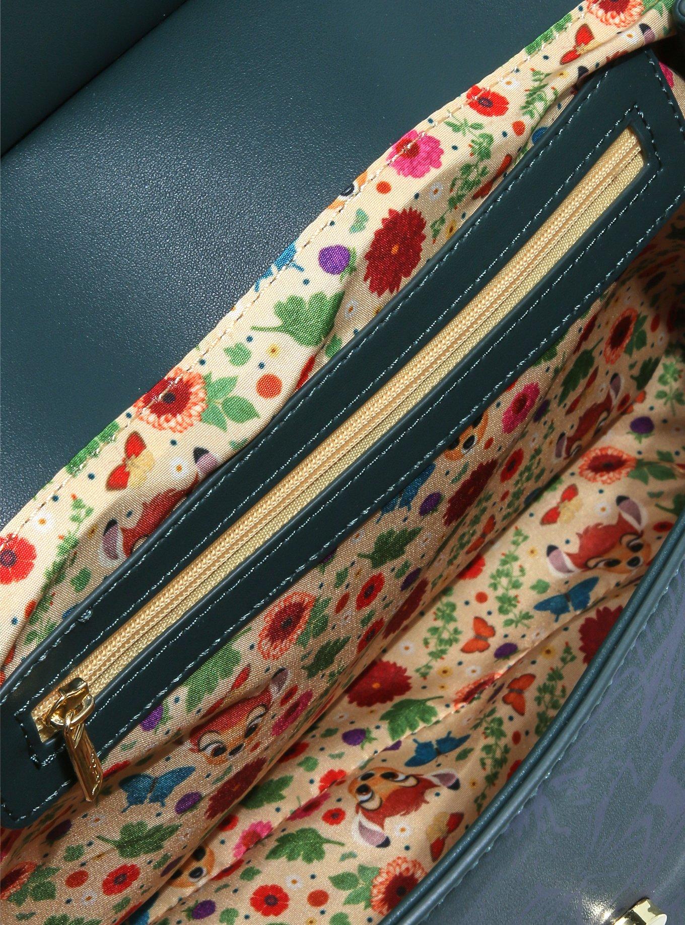 Loungefly Disney Bambi Furry Friends Floral Handbag - BoxLunch Exclusive, , alternate