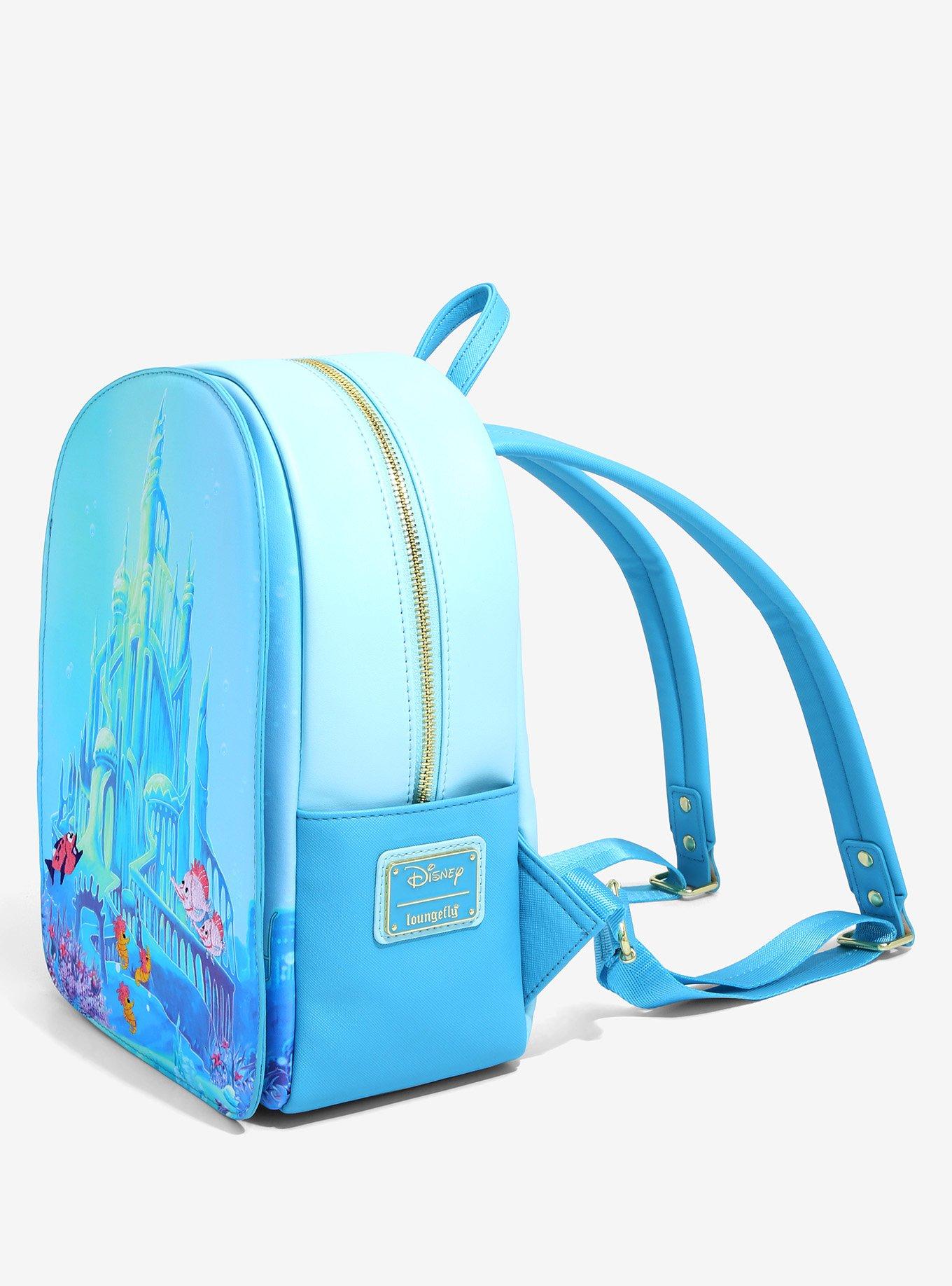 Loungefly Disney The Little Mermaid Castle Mini Backpack - BoxLunch Exclusive, , alternate