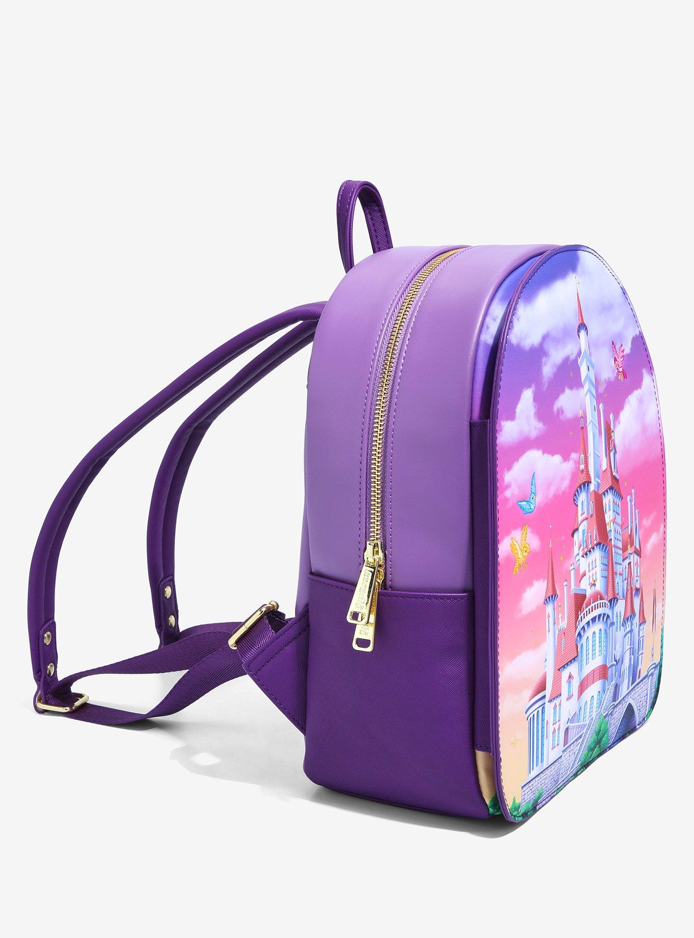 Loungefly Disney Beauty and the Beast Castle Portrait Mini Backpack - BoxLunch Exclusive, , alternate