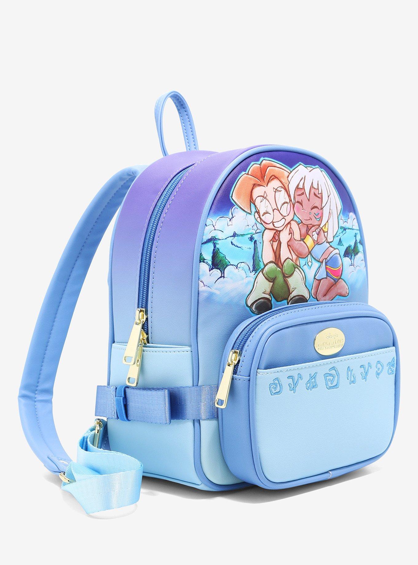 Disney Atlantis Chibi Milo & Kida 2-in-1 Mini Backpack & Fanny Pack - BoxLunch Exclusive, , alternate