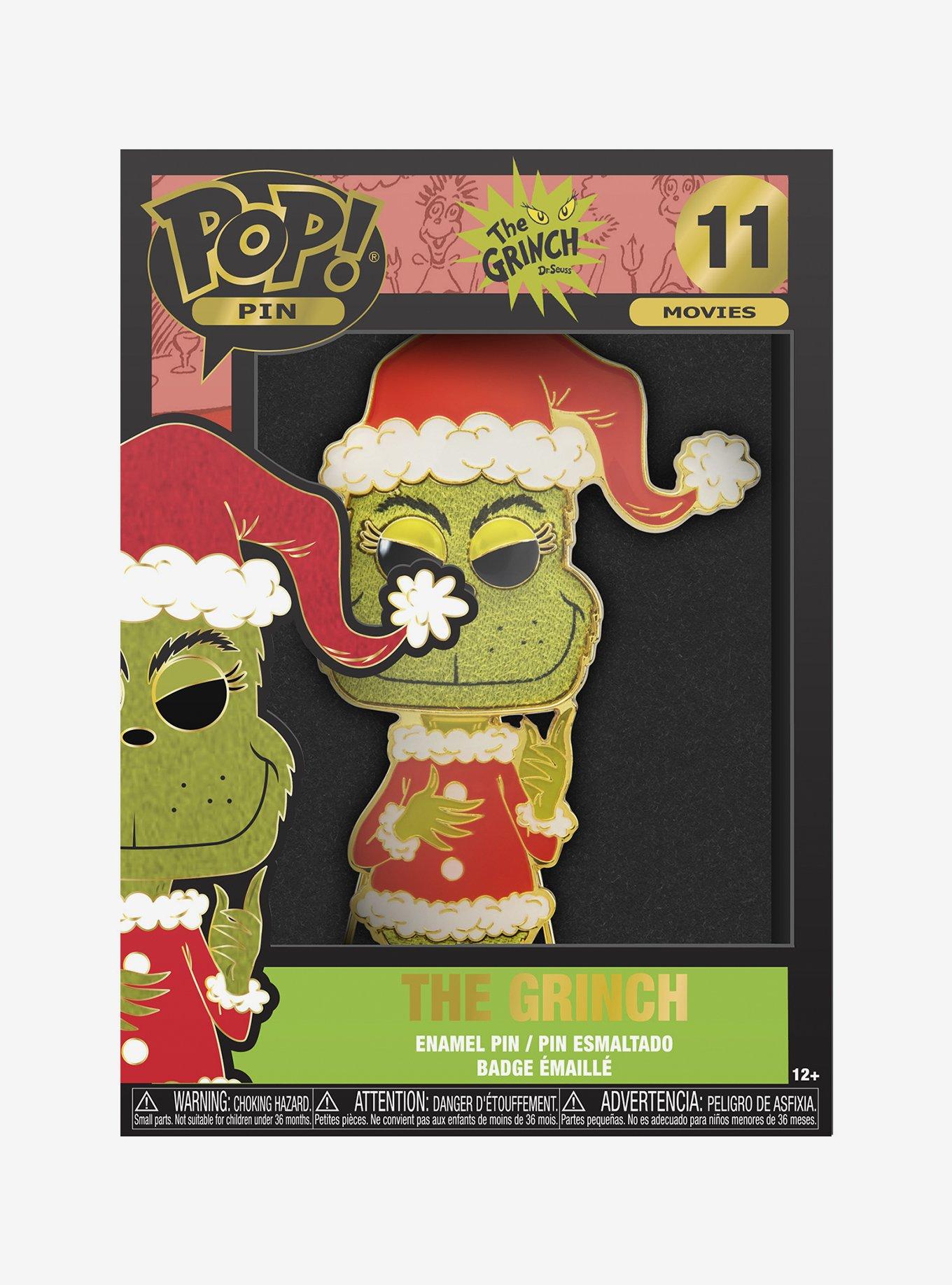Funko Pop! Dr. Seuss The Grinch Large Enamel Pin, , alternate