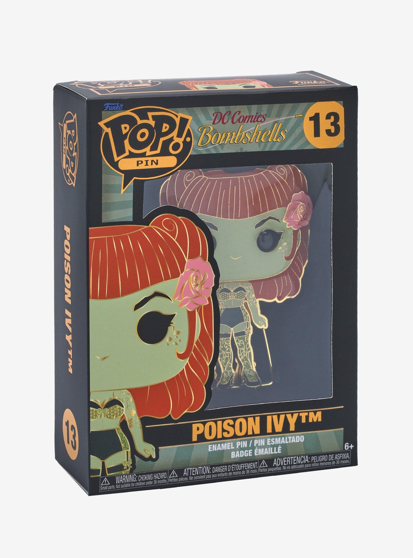 Funko Pop! DC Comics Bombshells Poison Ivy Large Enamel Pin, , alternate