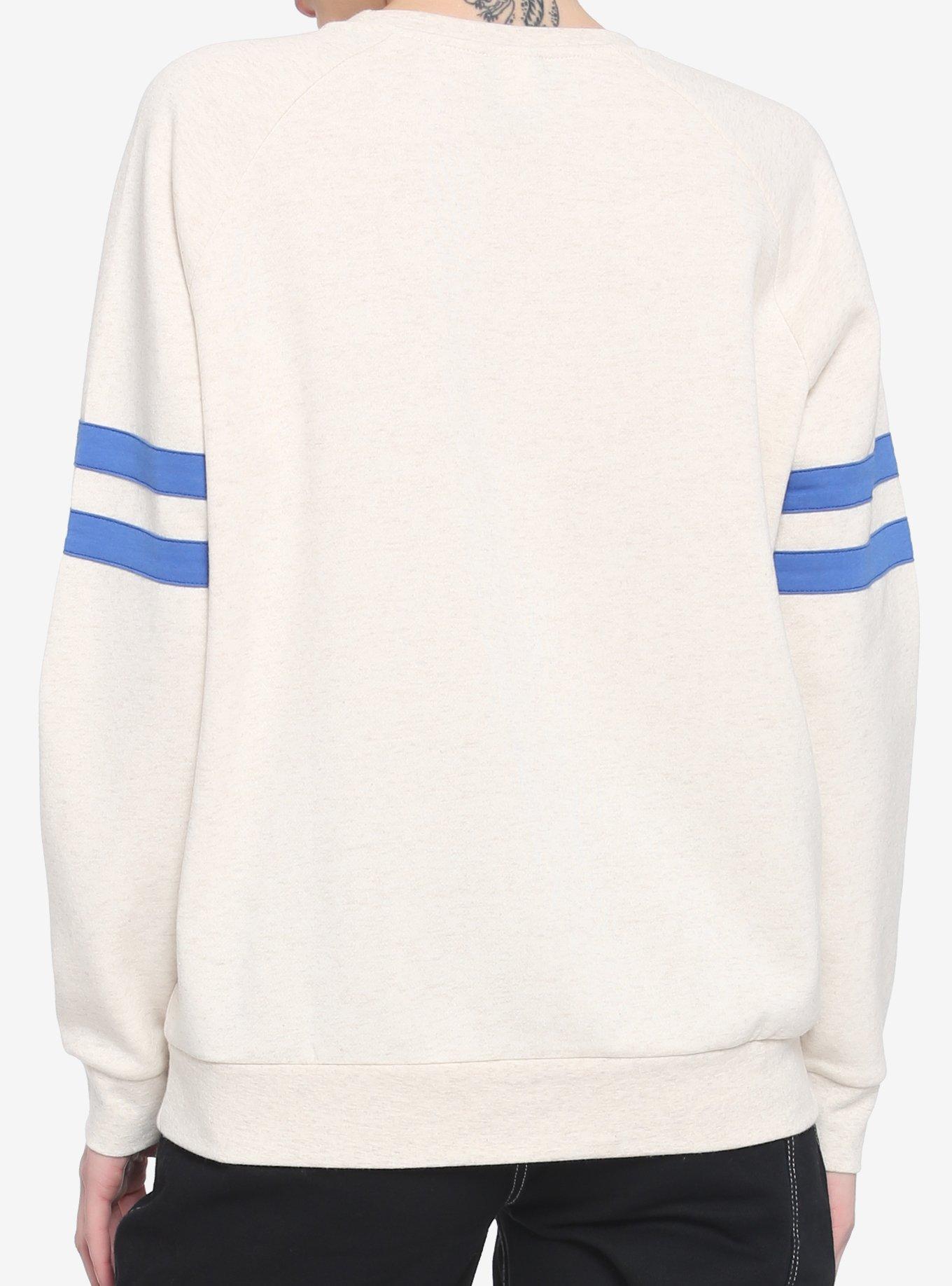 TinyTAN Member Wappen Badge Girls Athletic Sweatshirt Inspired By BTS Hot Topic Exclusive, CREAM, alternate