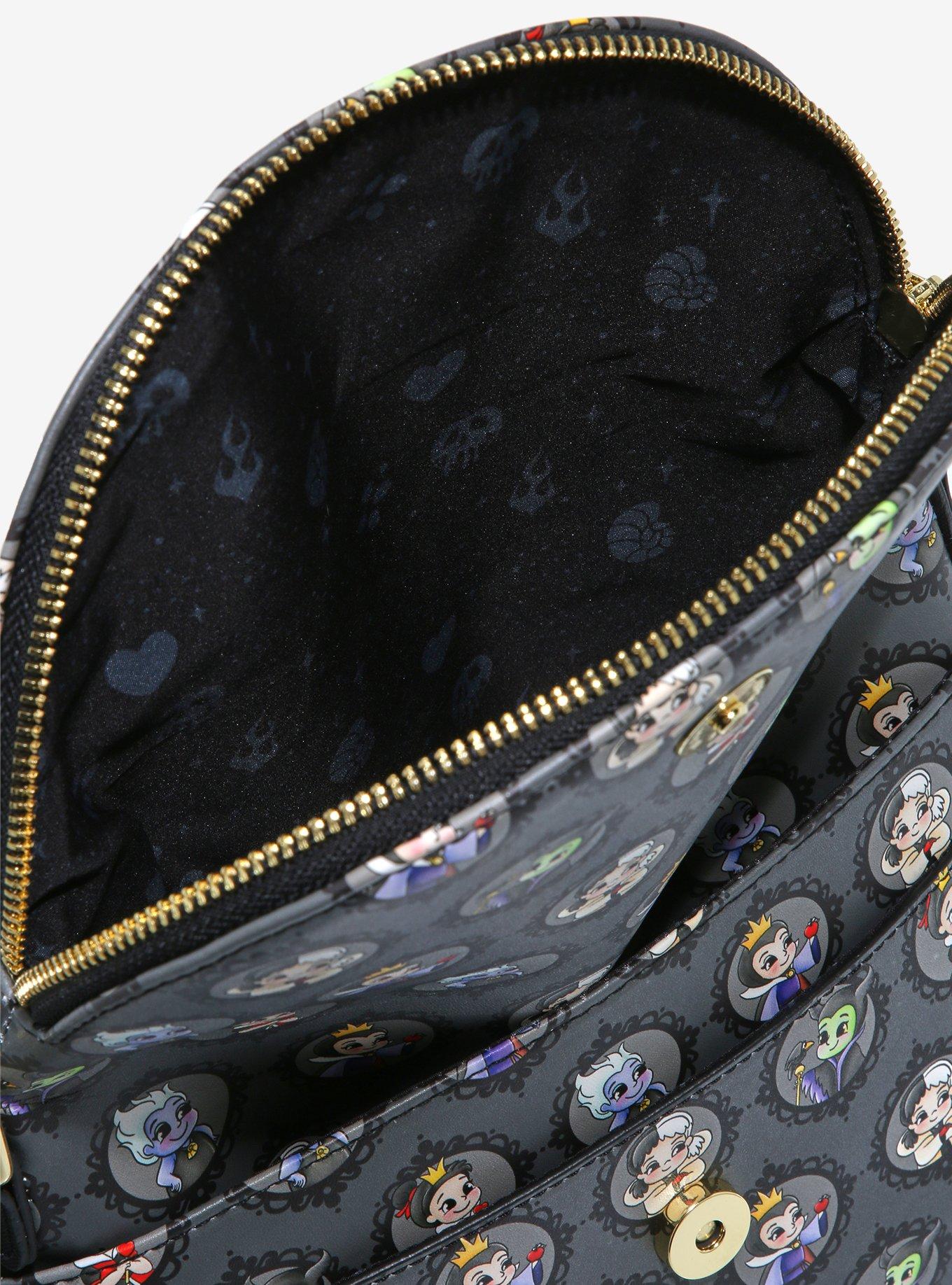 Loungefly Disney Villains Chibi Portraits Crossbody Bag & Coin Purse Set - BoxLunch Exclusive, , alternate