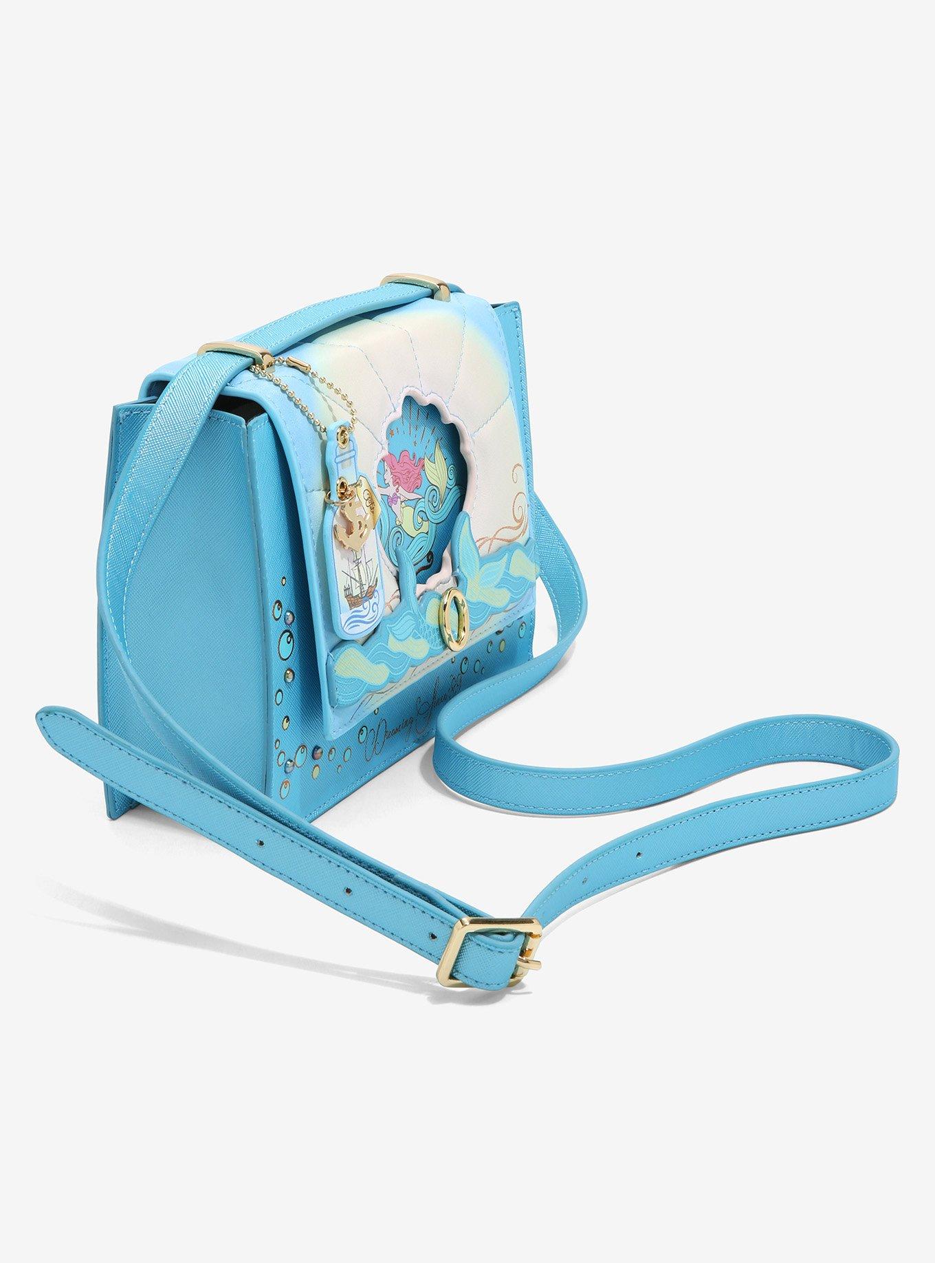 Danielle Nicole The Little Mermaid Ship in a Bottle Crossbody Bag - BoxLunch Exclusive, , alternate